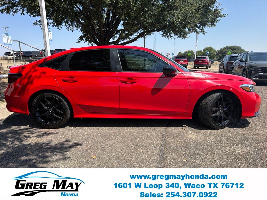2025 Honda Civic Sport Red at Greg May Honda