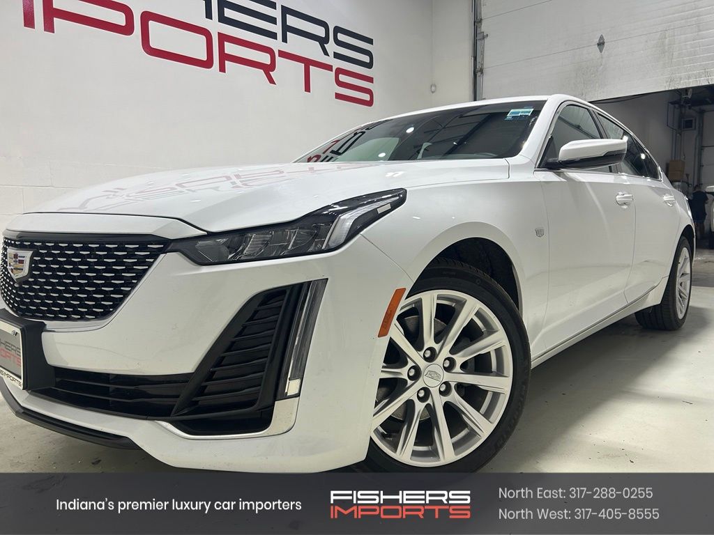 White 2024 Cadillac CT5 Luxury AWD Sedan All-Wheel Drive Automatic