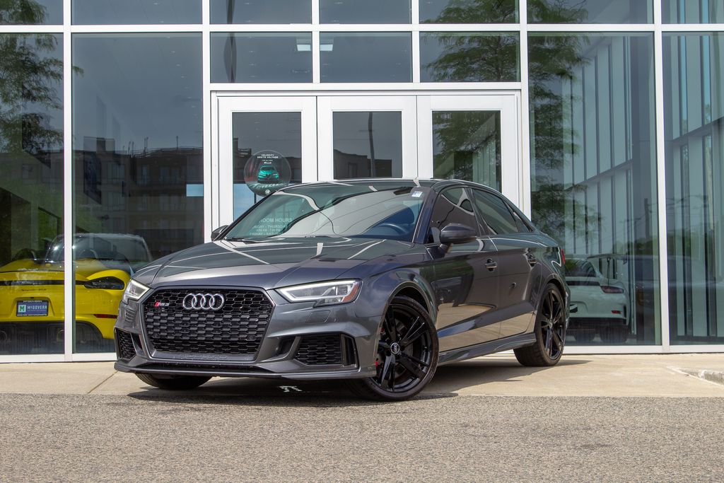 Gray 2019 Audi RS 3 2.5T quattro Sedan All-Wheel Drive 7-Speed Automatic