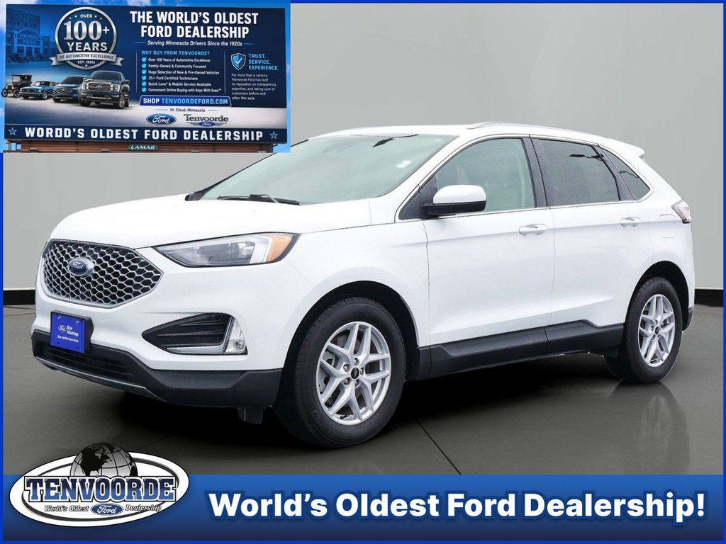 Oxford White 2023 Ford Edge SUV / Crossover All-Wheel Drive 8-Speed Automatic