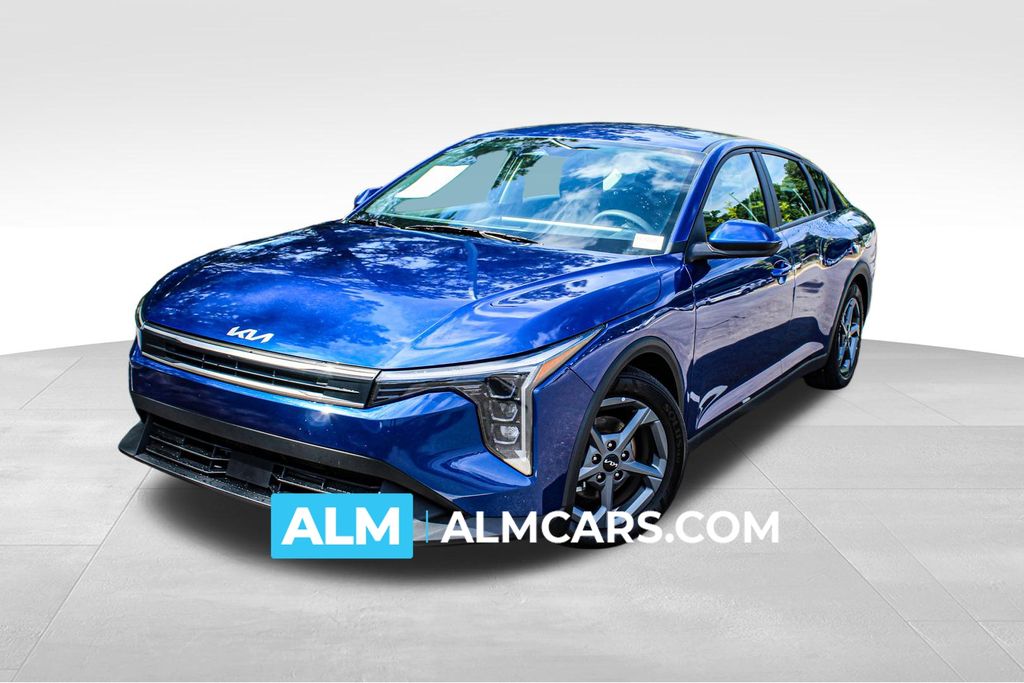 Deep Sea Blue 2025 Kia K4 LXS FWD Sedan Front-Wheel Drive Continuously Variable Transmission