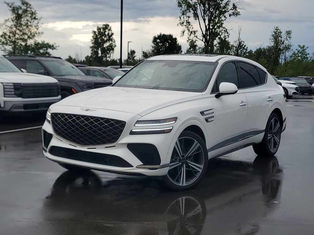 Uyuni White 2025 Genesis GV80 Coupe Coupe All-Wheel Drive 8-Speed Automatic