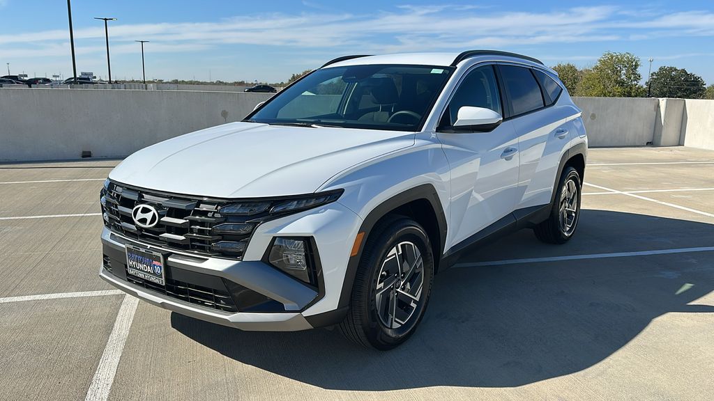 2025 Hyundai Tucson Hybrid Blue White at Baytown Hyundai