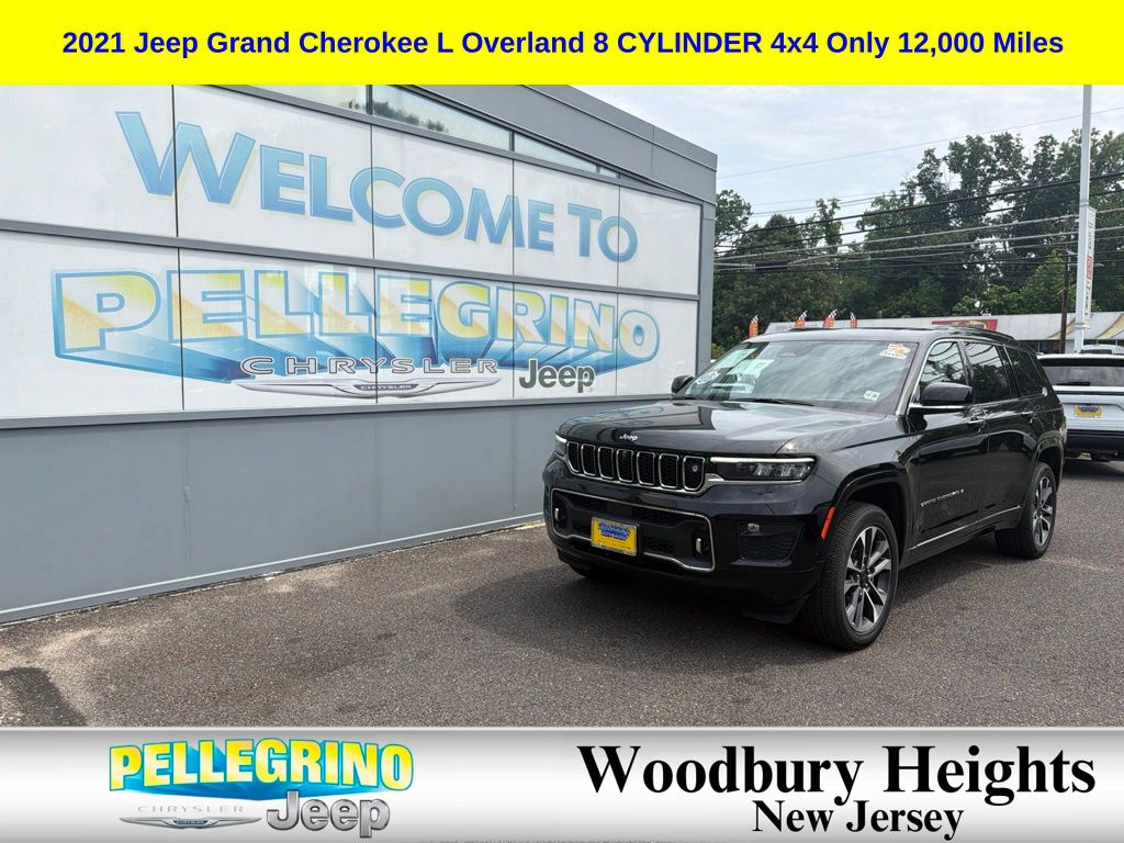 Diamond Black Crystal Pearlcoat 2021 Jeep Grand Cherokee L SUV / Crossover Four-Wheel Drive 8-Speed Automatic