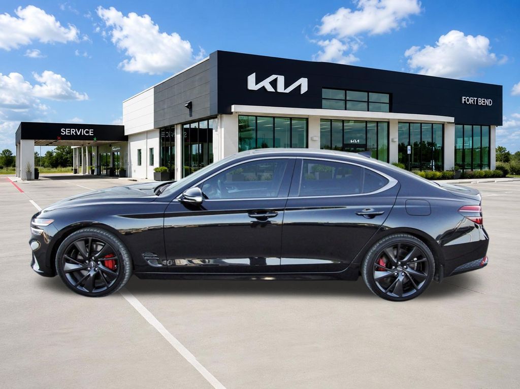 2023 Genesis G70 3.3T Black at Emmons Autoplex