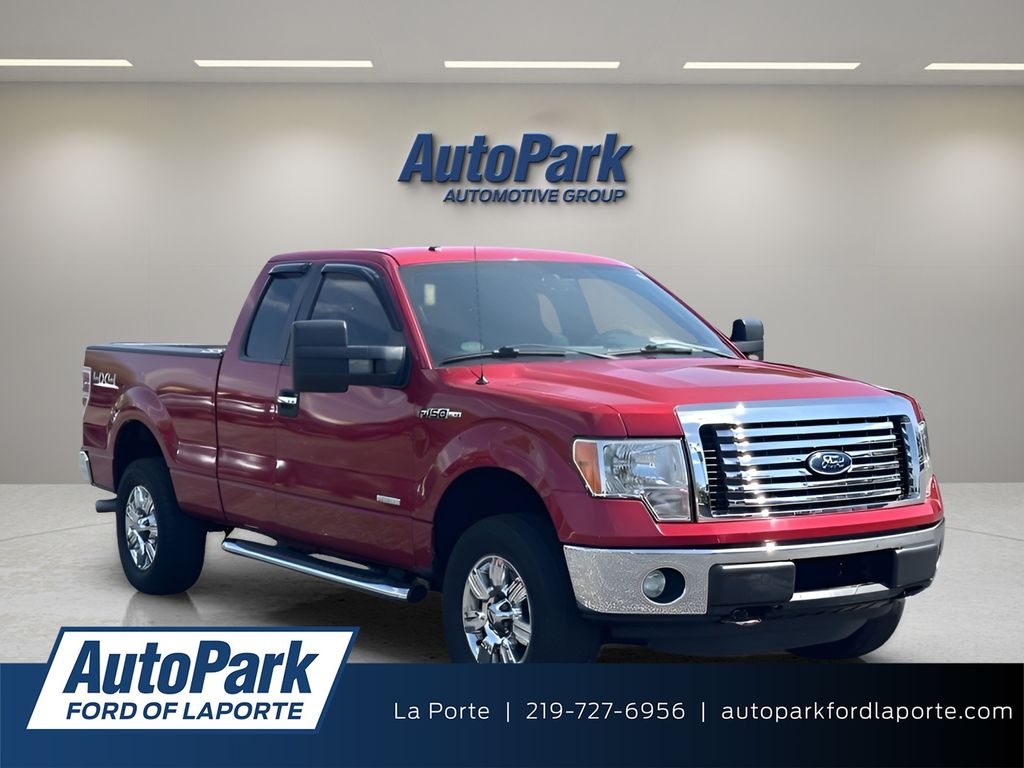 Red Candy 2012 Ford F-150 XLT SuperCab 4WD Pickup Truck Four-Wheel Drive 6-Speed Automatic