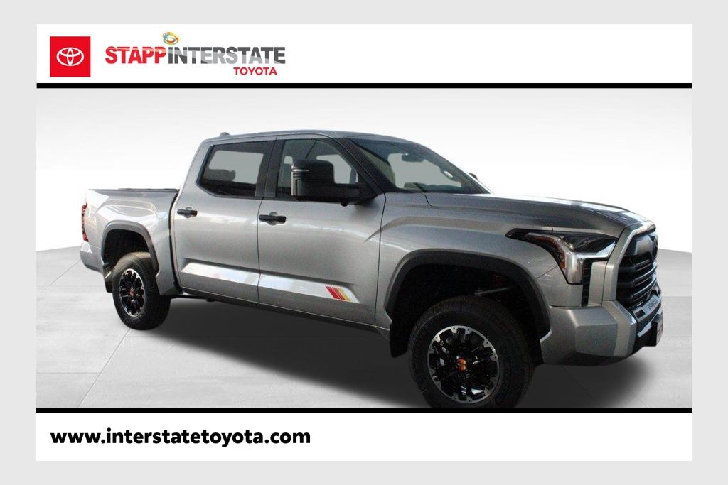 Celestial Silver Metallic 2026 Toyota Tundra SR5 CrewMax Cab 4WD Pickup Truck Four-Wheel Drive Automatic