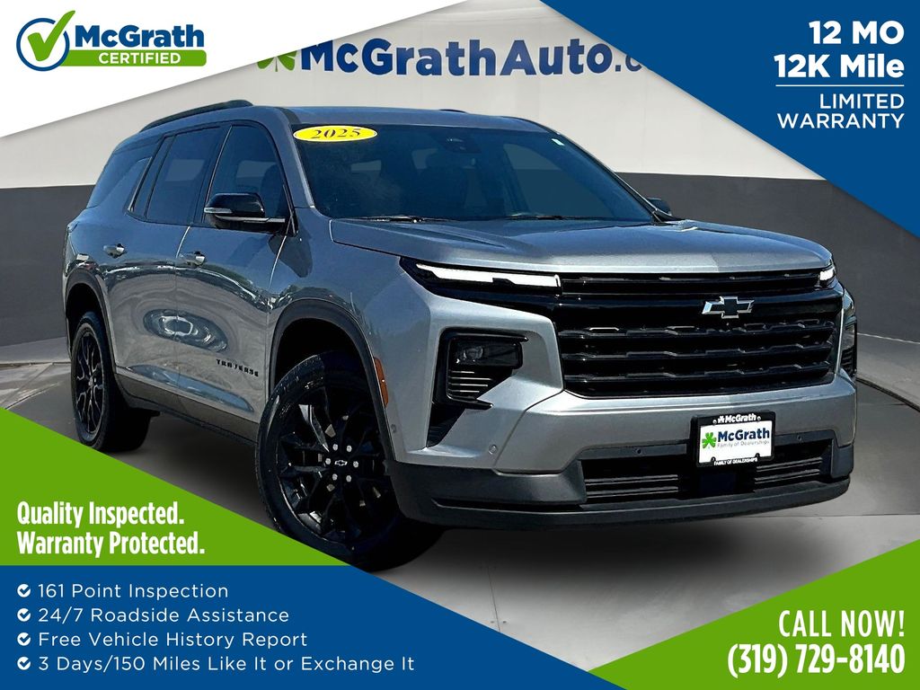 Sterling Gray Metallic 2025 Chevrolet Traverse LT AWD SUV / Crossover Four-Wheel Drive 8-Speed Automatic