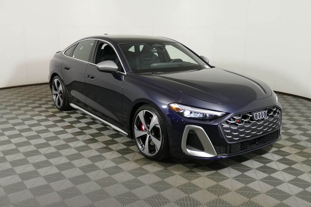 Firmament Blue Metallic 2025 Audi S5 Sedan All-Wheel Drive 7-Speed Automatic