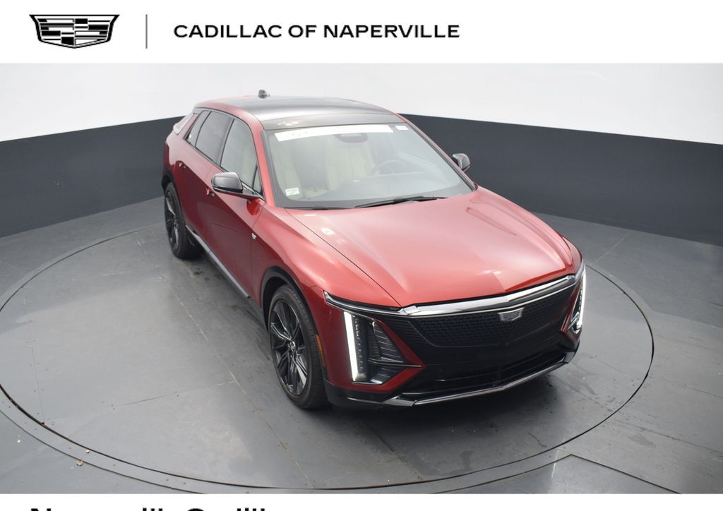 Radiant Red Tintcoat 2024 Cadillac LYRIQ Sport 3 AWD SUV / Crossover All-Wheel Drive 1-Speed Automatic