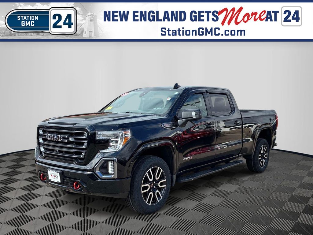 Onyx Black 2019 GMC Sierra 1500 AT4 Crew Cab 4WD Pickup Truck Four-Wheel Drive Automatic