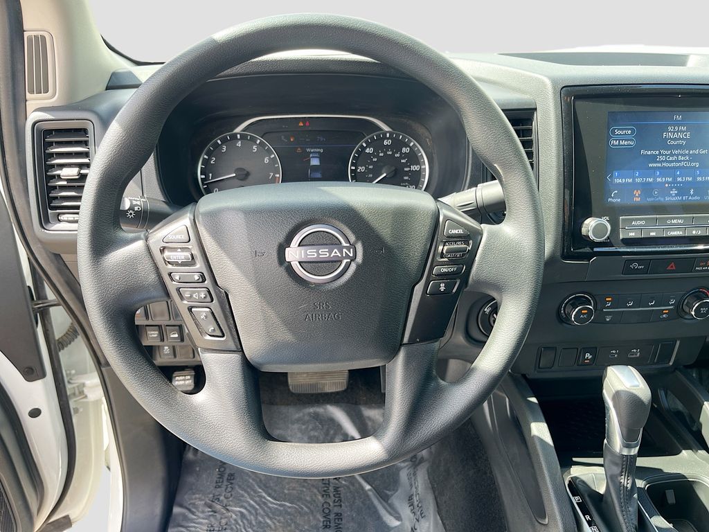 2024 Nissan Frontier S White at Bayway Cadillac of The Woodlands