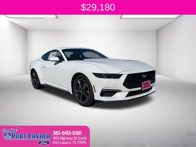 Oxford White 2025 Ford Mustang EcoBoost Fastback RWD Coupe Rear-Wheel Drive Automatic
