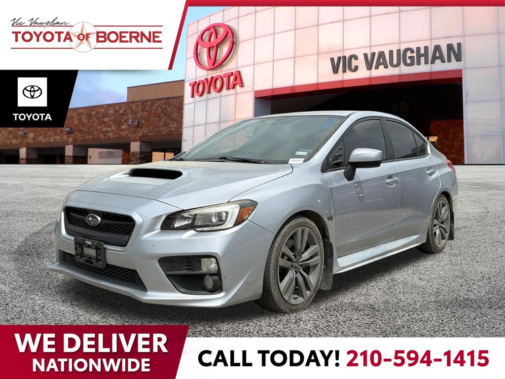 Silver 2016 Subaru WRX Limited AWD Sedan All-Wheel Drive 6-Speed Manual