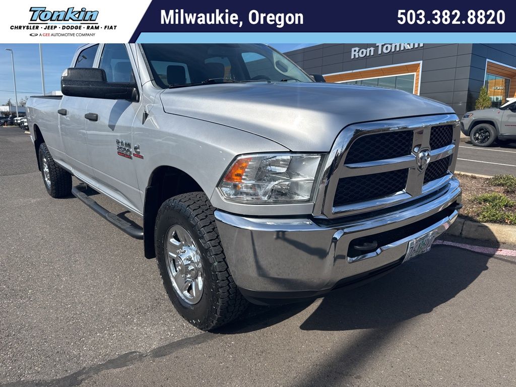 Bright Silver Metallic Clearcoat 2015 RAM 2500 Tradesman Crew Cab LB 4WD Pickup Truck Four-Wheel Drive 6-Speed Automatic
