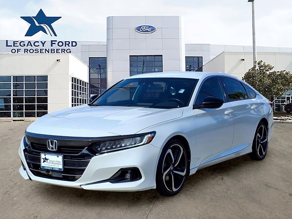 2021 Honda Accord Sport White at Legacy Ford
