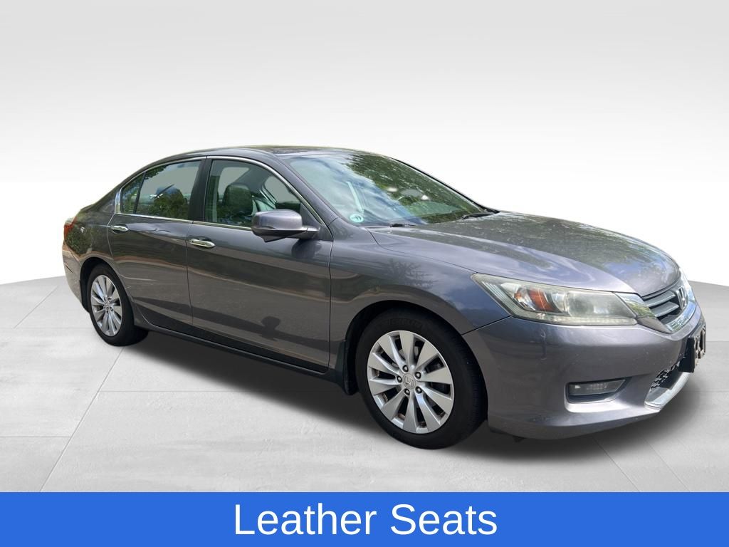 Gray (Modern Steel Metallic) 2015 Honda Accord EX-L Sedan Front-Wheel Drive Continuously Variable Transmission