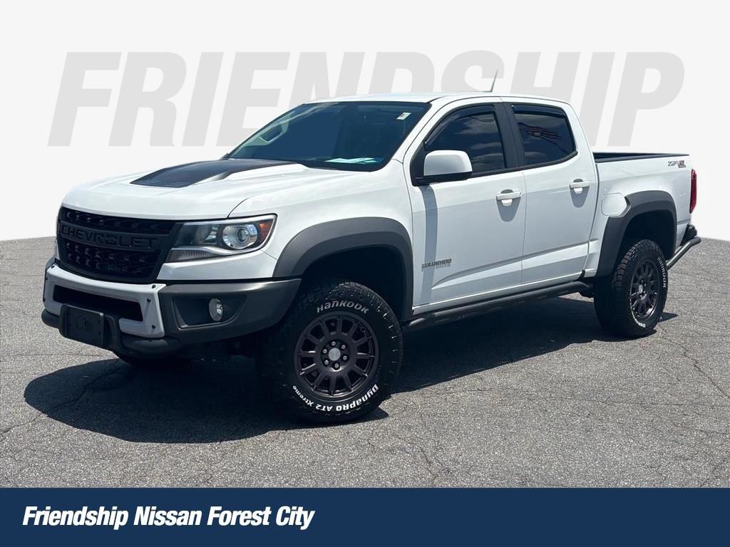 Summit White 2019 Chevrolet Colorado Pickup Truck Four-Wheel Drive 8-Speed Automatic