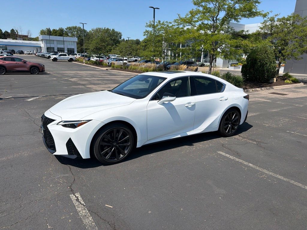 Ultra White 2024 Lexus IS Sedan All-Wheel Drive 6-Speed Automatic
