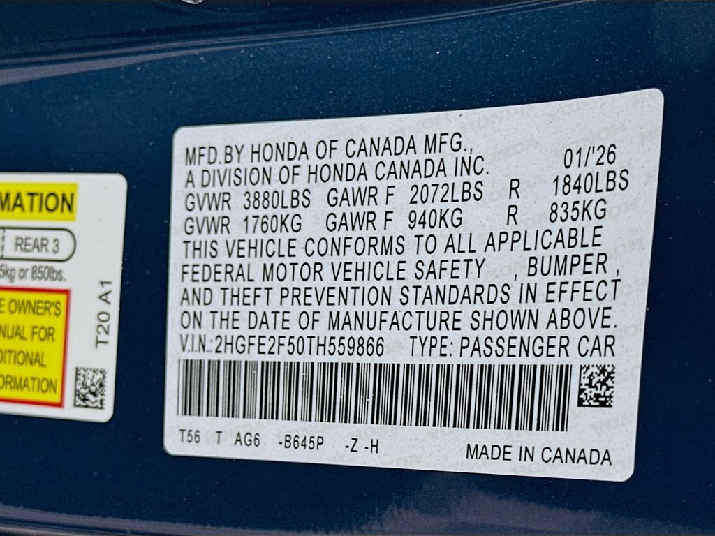 Thumbnail: 2026 Honda Civic - 22