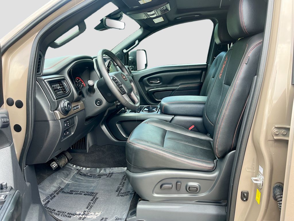 2024 Nissan Titan PRO-4X Beige at AutoSavvy Houston Northwest