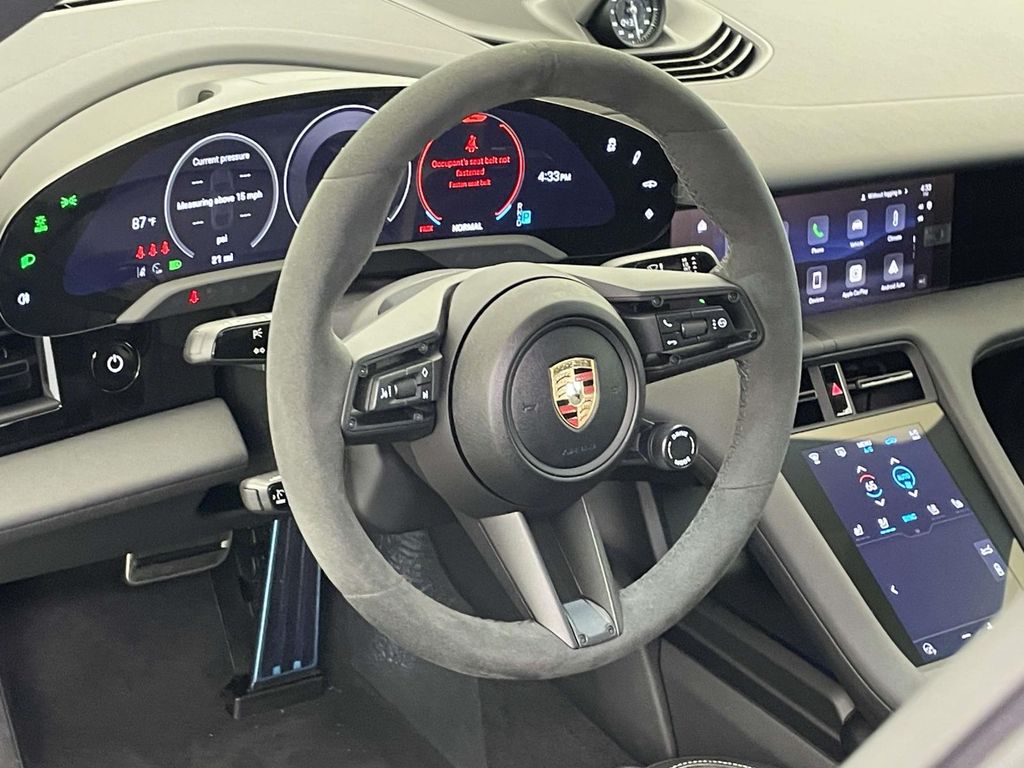 2026 Porsche Taycan 4 White at Audi Porsche Sewickley