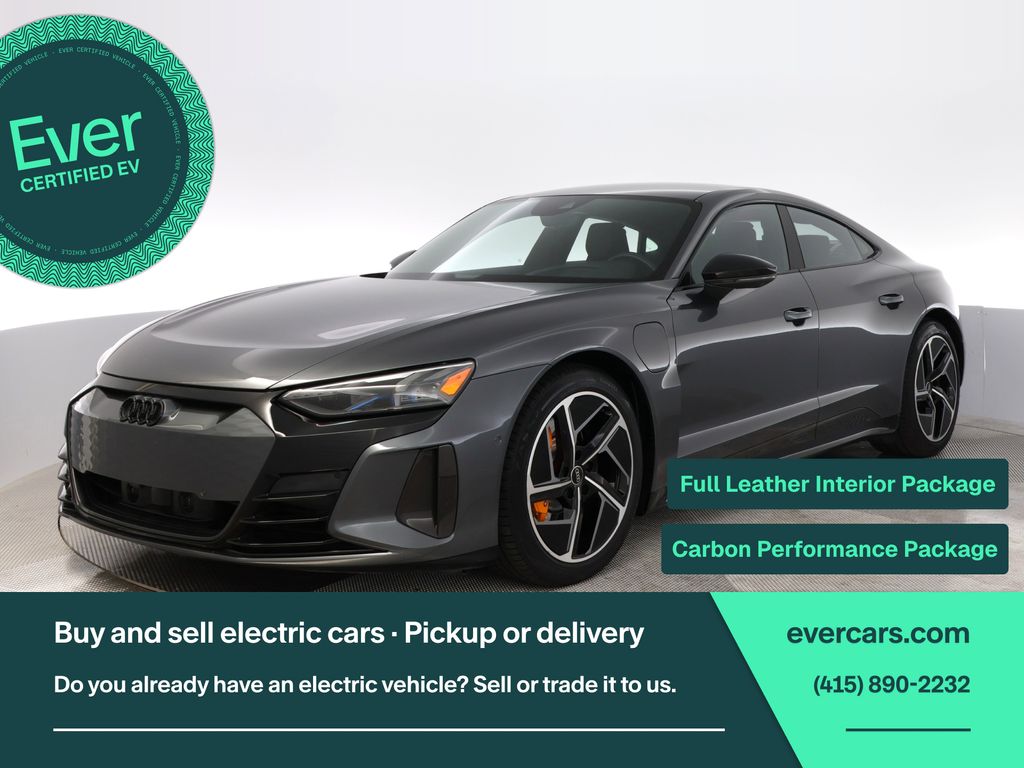 Daytona Gray Pearl 2023 Audi RS e-tron GT Sedan All-Wheel Drive 1-Speed Automatic