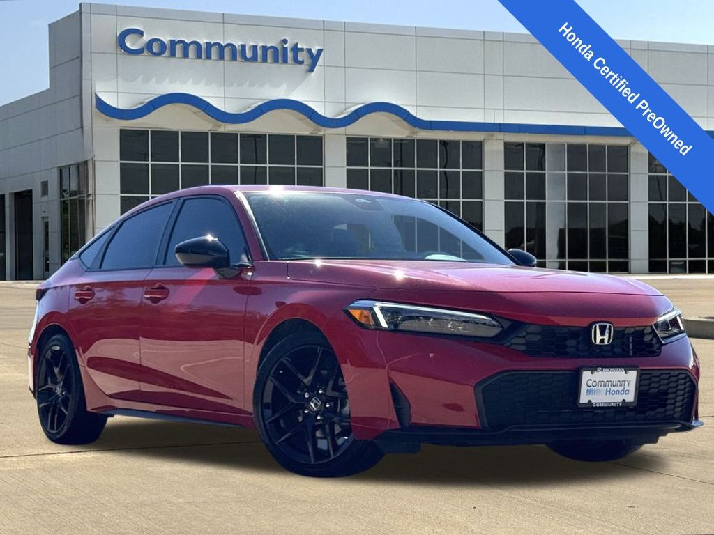 2025 Honda Civic Sport Red at Community Honda