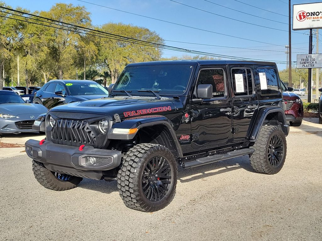 Black Clearcoat 2021 Jeep Wrangler Unlimited Rubicon 4WD SUV / Crossover Four-Wheel Drive 8-Speed Automatic