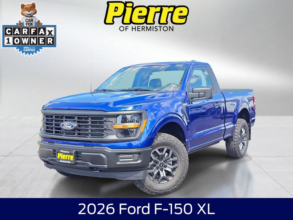 Blue Metallic 2026 Ford F-150 Pickup Truck Four-Wheel Drive Automatic