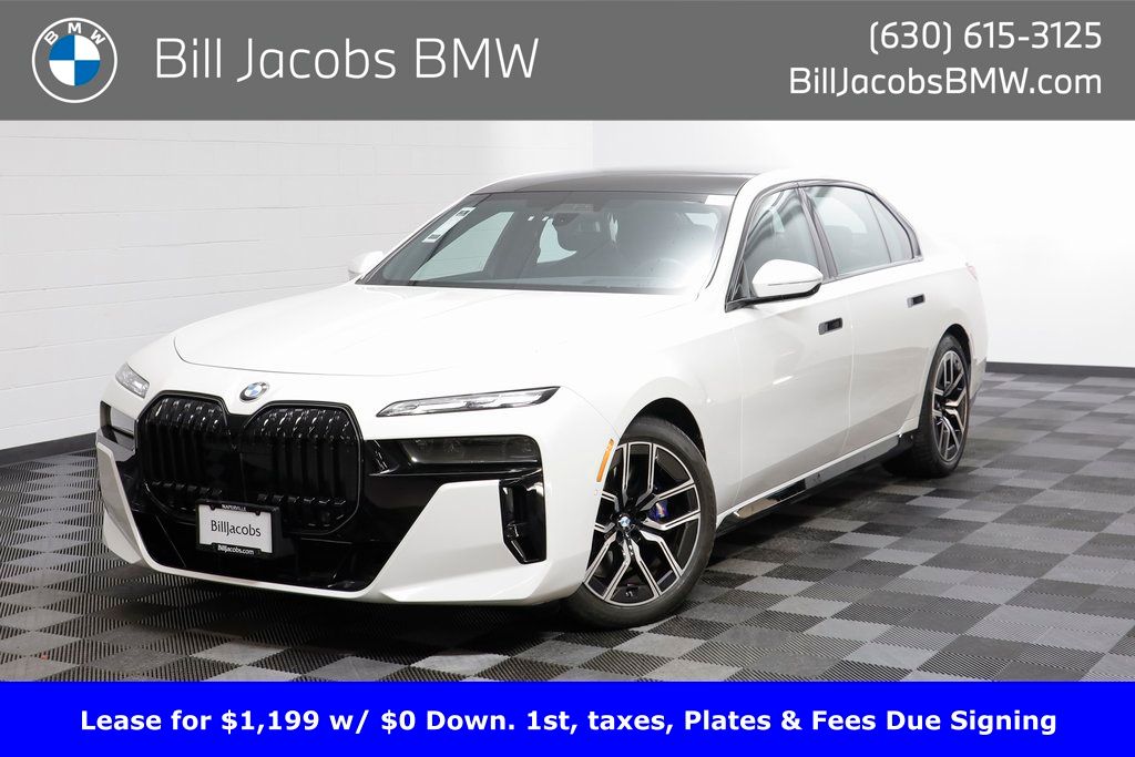 Alpine White 2025 BMW 7 Series 760i xDrive Sedan All-Wheel Drive Automatic