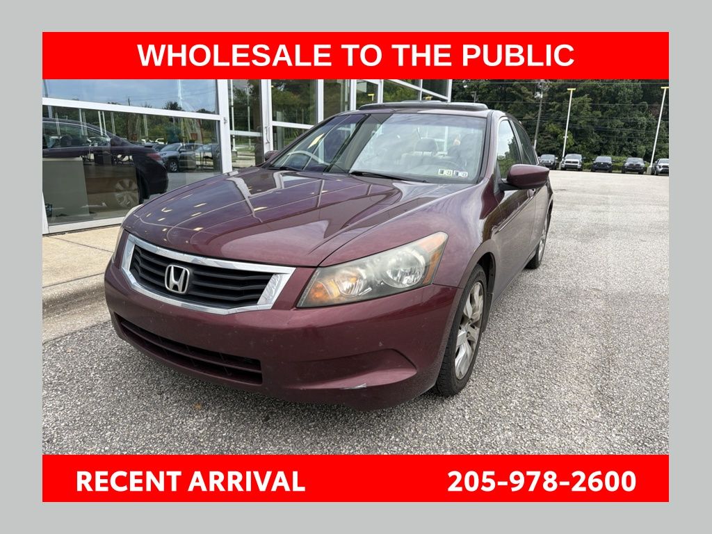 Basque Red Pearl 2009 Honda Accord Sedan Front-Wheel Drive 5-Speed Automatic Overdrive