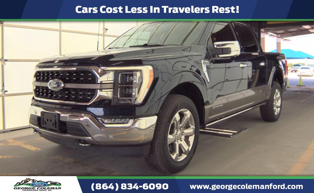 Brown 2022 Ford F-150 King Ranch SuperCrew 4WD Pickup Truck Four-Wheel Drive Automatic