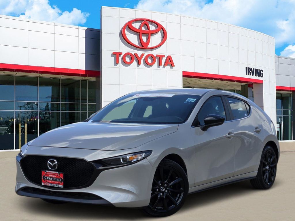 Gray (Platinum Quartz Metallic) 2025 Mazda MAZDA3 Hatchback Front-Wheel Drive 6-Speed Automatic