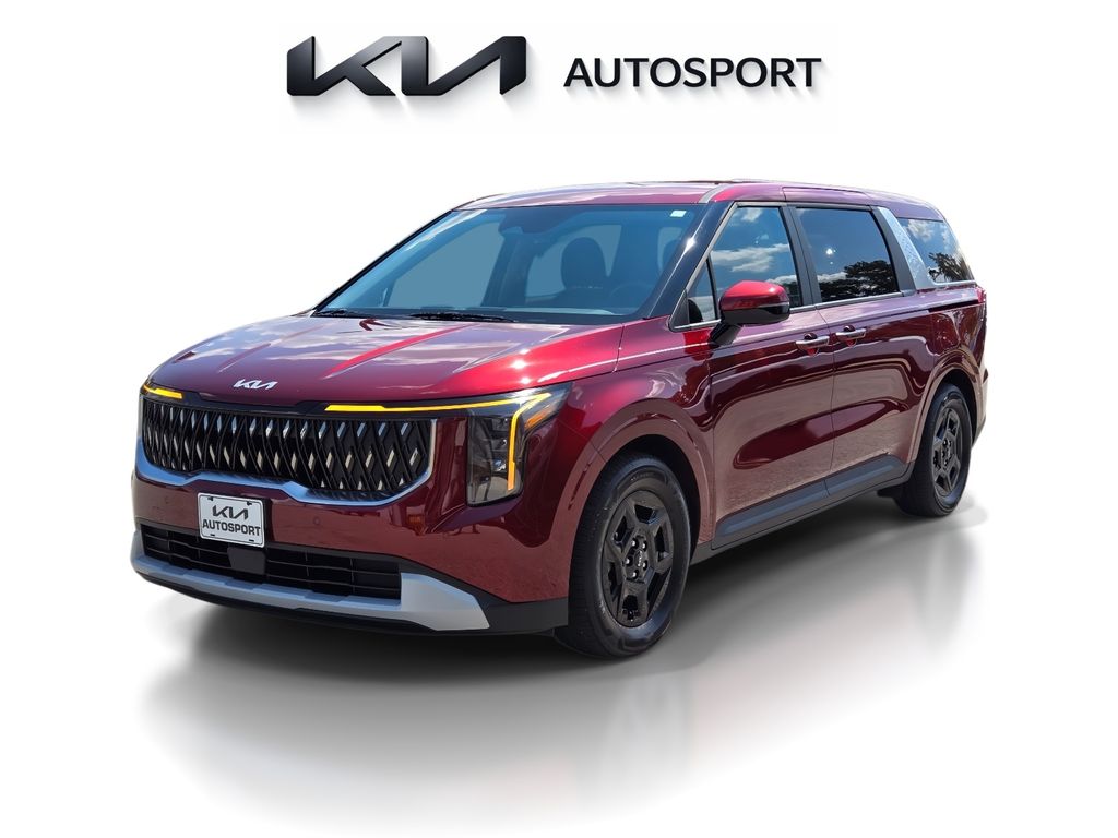 Red 2025 Kia Carnival Minivan Front-Wheel Drive 8-Speed Automatic