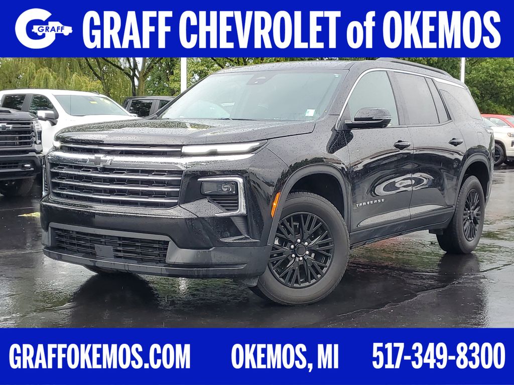 Mosaic Black Metallic 2025 Chevrolet Traverse SUV / Crossover Front-Wheel Drive 8-Speed Automatic