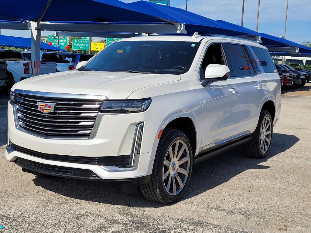 Crystal White 2021 Cadillac Escalade SUV / Crossover Four-Wheel Drive