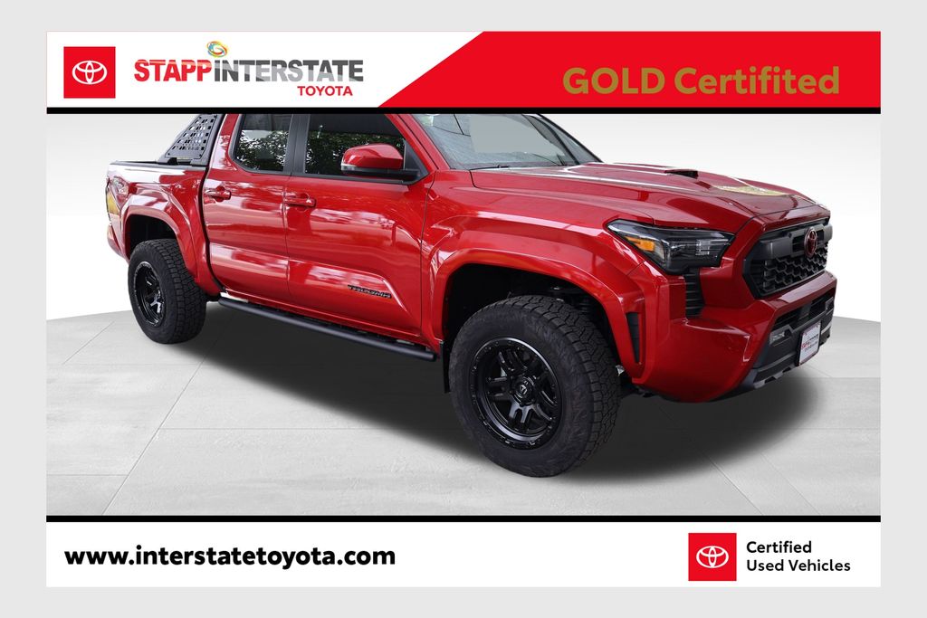 Supersonic Red 2024 Toyota Tacoma Pickup Truck Four-Wheel Drive 8-Speed Automatic
