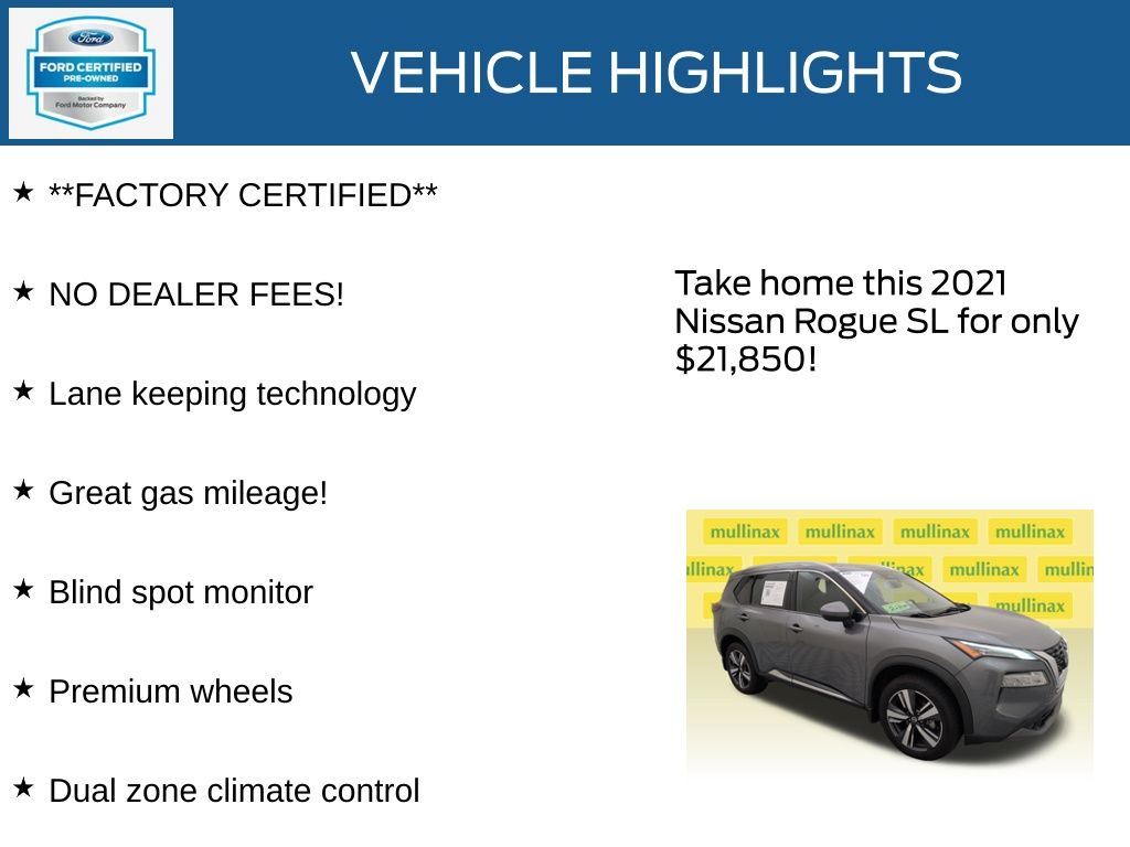 Certified Used 2021 Gray Nissan SL image 12