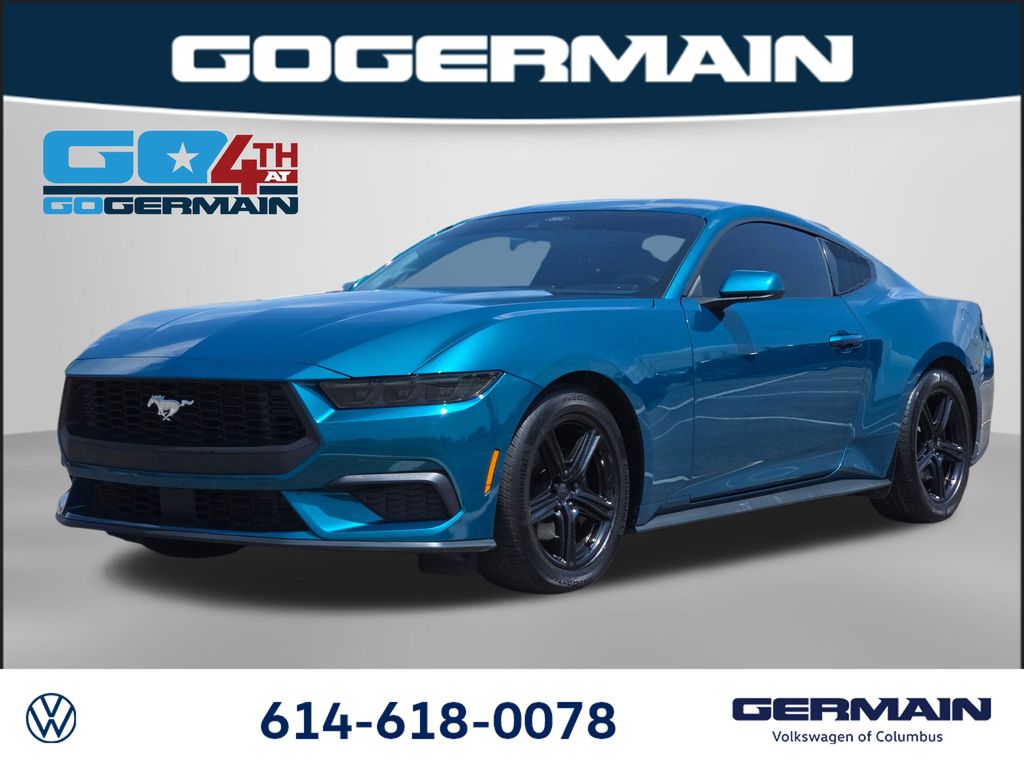 Adriatic Blue Metallic 2026 Ford Mustang Coupe Rear-Wheel Drive Automatic