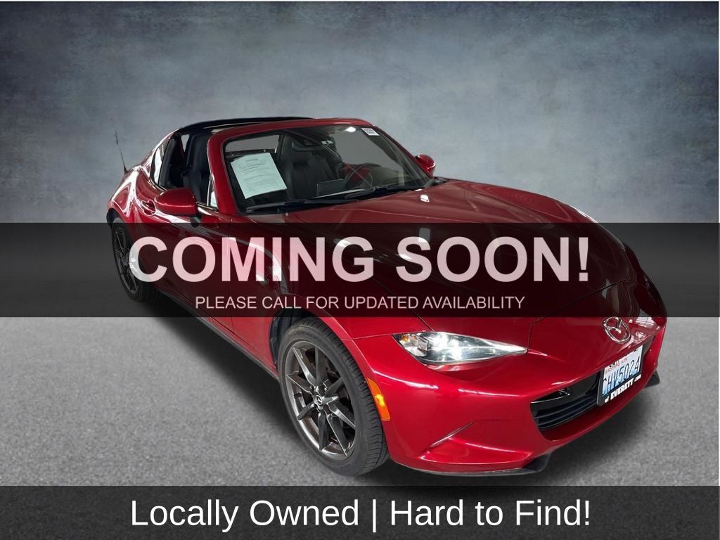 Soul Red Metallic 2017 Mazda MX-5 Miata RF Grand Touring RWD Convertible Rear-Wheel Drive 6-Speed Manual