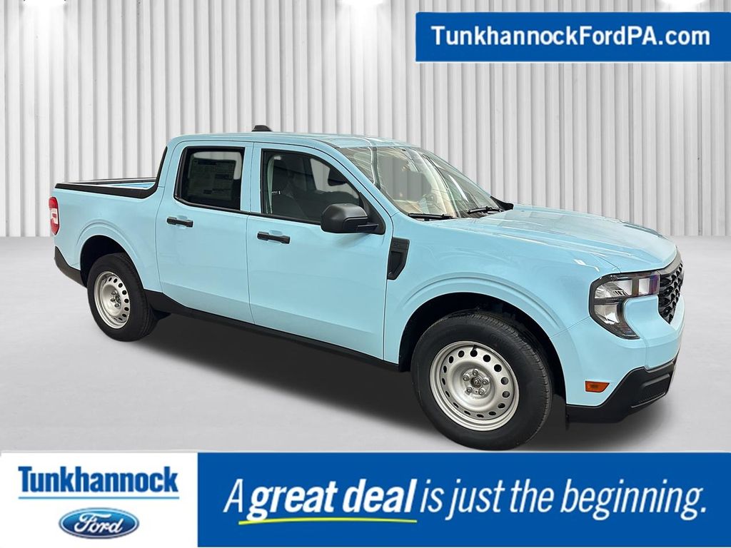 Light Blue 2026 Ford Maverick Pickup Truck All-Wheel Drive Continuously Variable Transmission