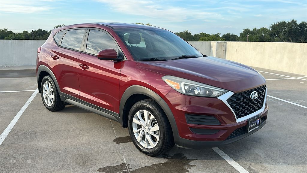 2020 Hyundai Tucson SE Red at DeMontrond Ford