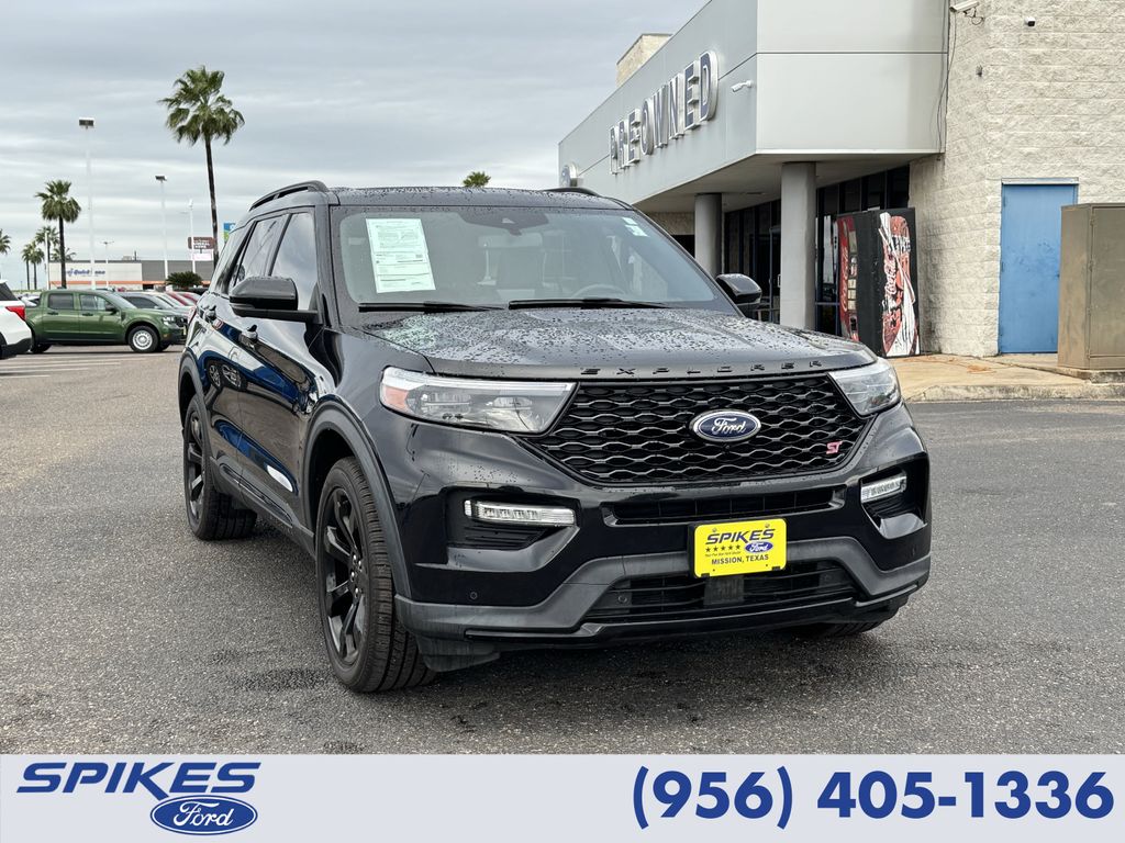 Agate Black Metallic 2023 Ford Explorer ST AWD SUV / Crossover All-Wheel Drive Automatic