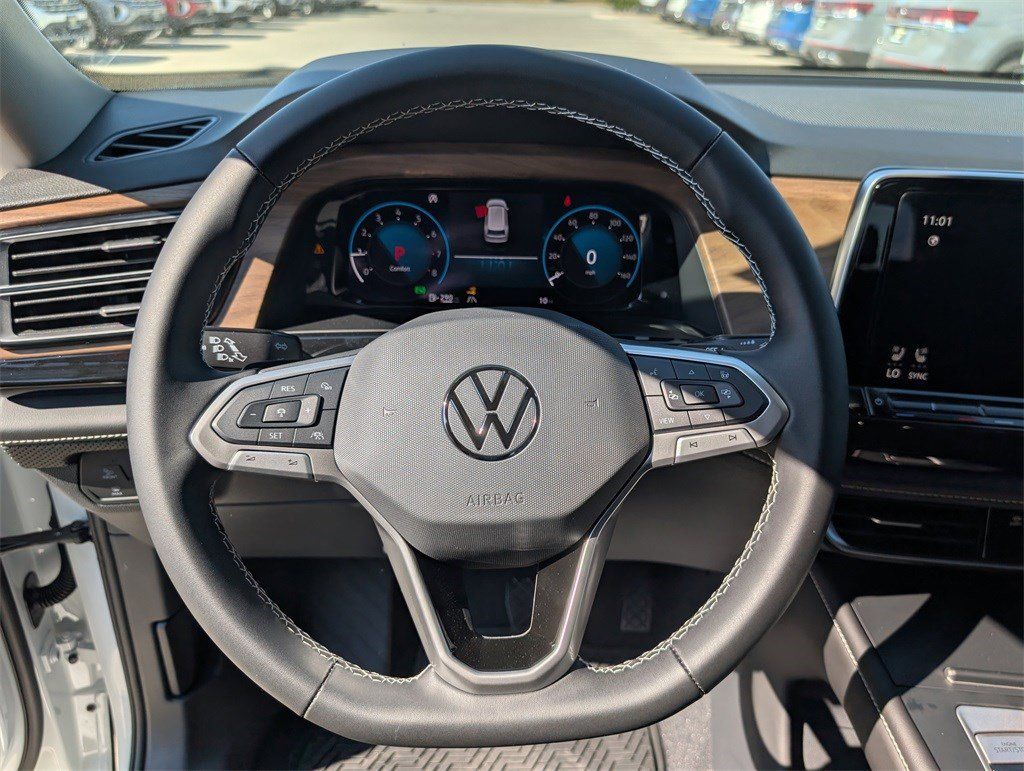 2026 Volkswagen Atlas 2.0T SE White at DeMontrond Auto Country