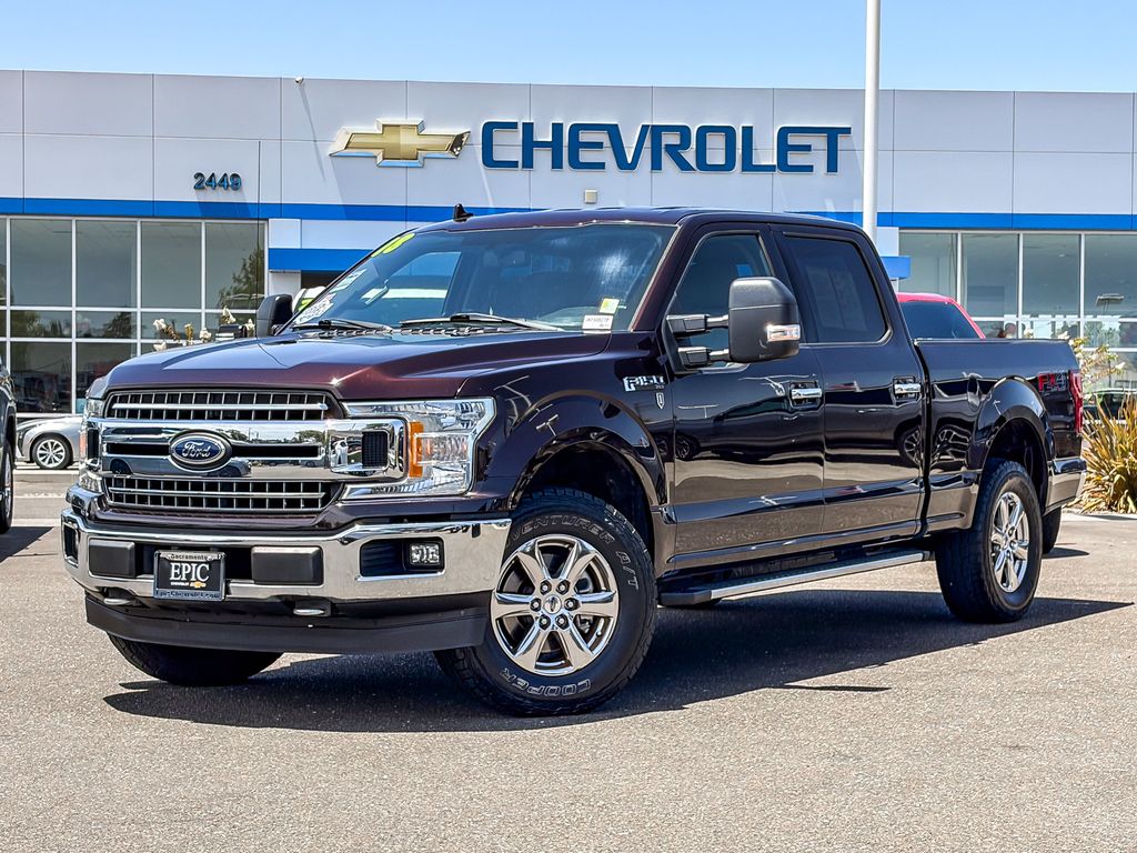 Magma Red 2018 Ford F-150 Pickup Truck Four-Wheel Drive Automatic