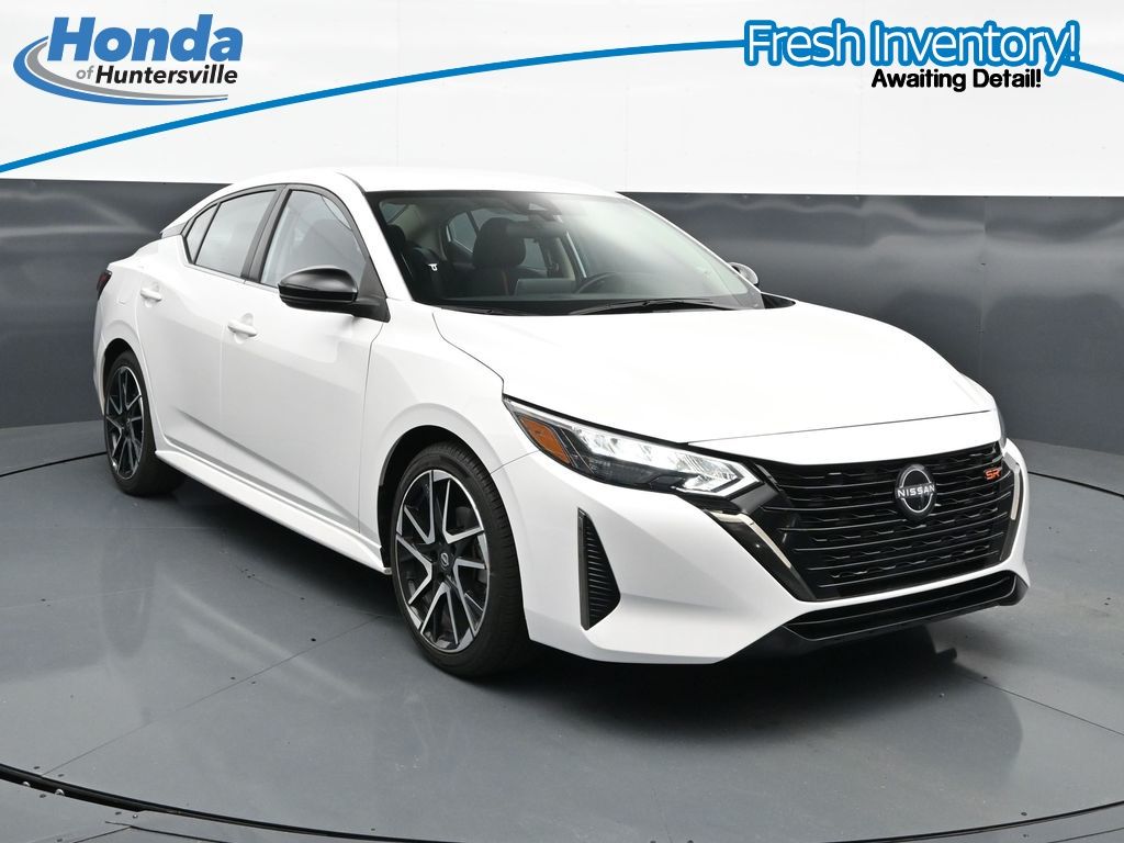 Aspen White Tricoat 2025 Nissan Sentra Sedan Front-Wheel Drive Continuously Variable Transmission