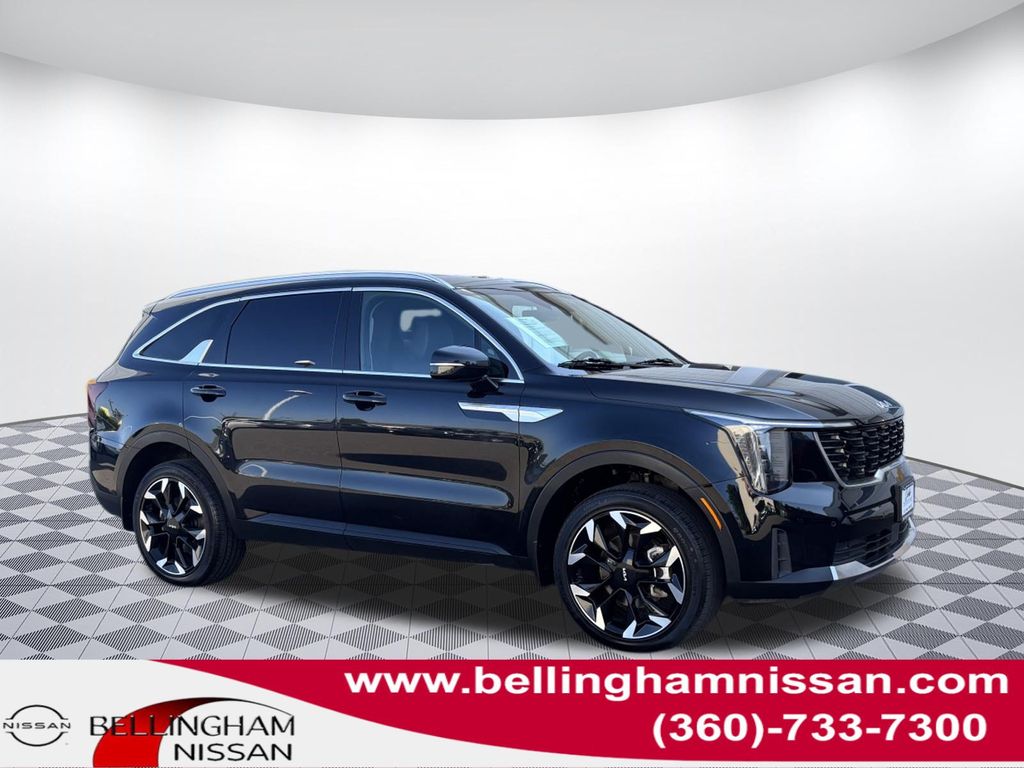 Black 2025 Kia Sorento SUV / Crossover All-Wheel Drive 8-Speed Dual Clutch