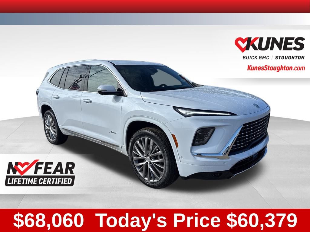 Iridescent White Tricoat 2026 Buick Enclave Avenir AWD SUV / Crossover Four-Wheel Drive 8-Speed Automatic