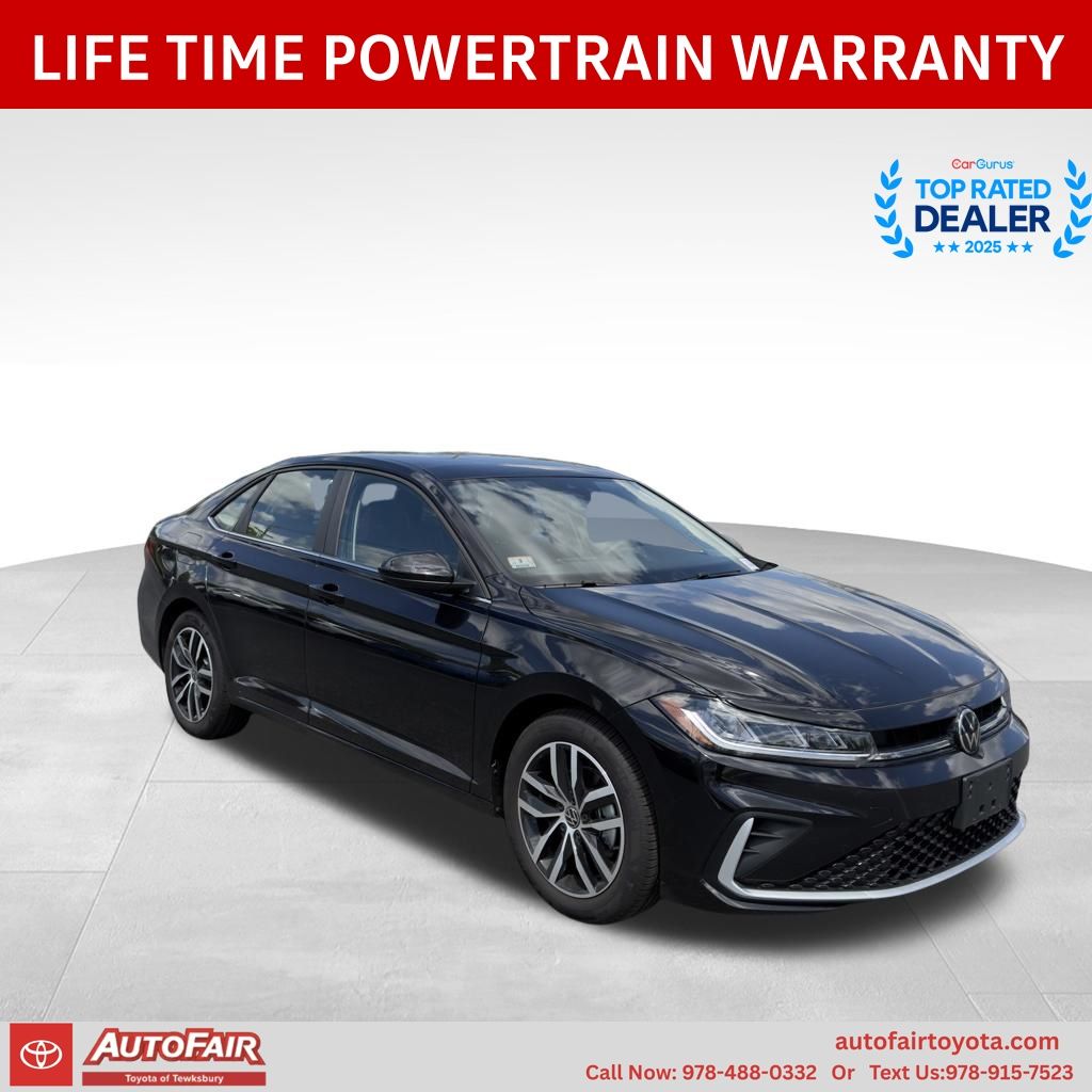 Black 2026 Volkswagen Jetta SE FWD Sedan Front-Wheel Drive 8-Speed Automatic